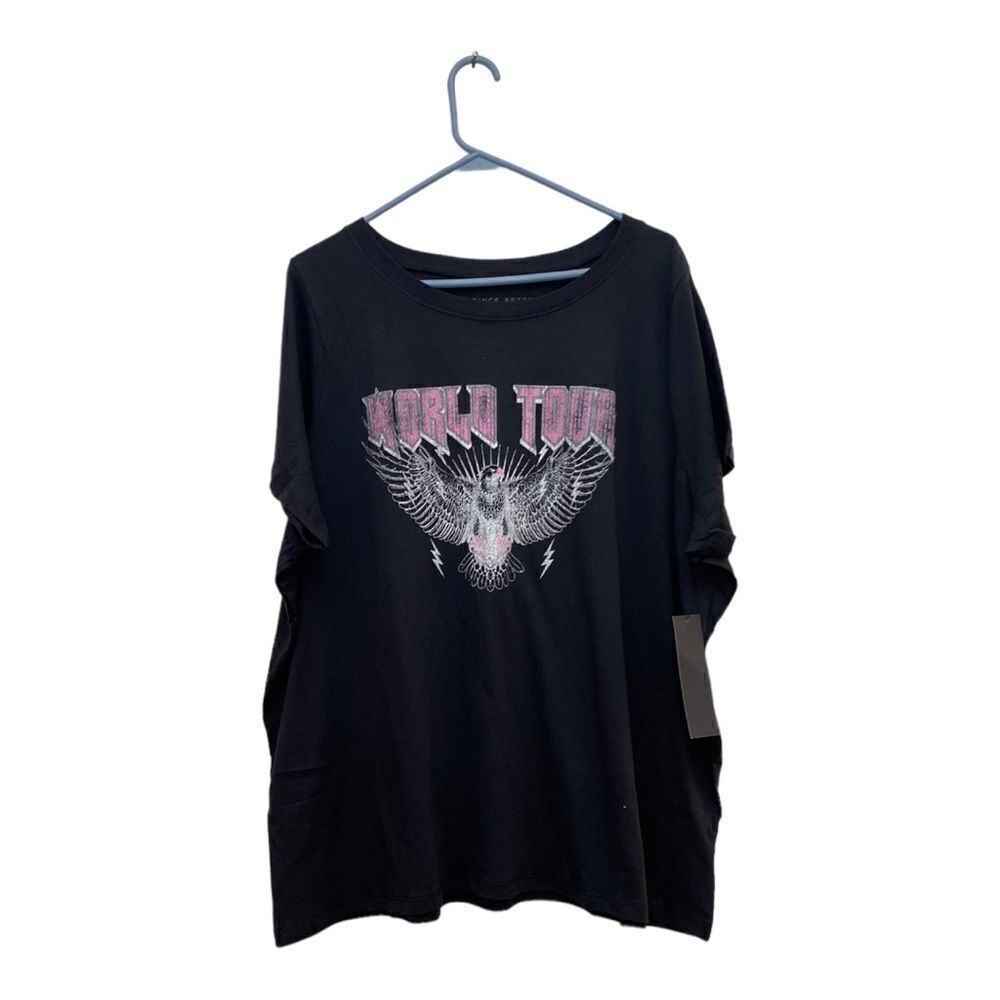 Prince Peter Collection World Tour Graphic Tee NWT 3X Black